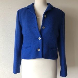 Vintage Short Royal Blue Blazer